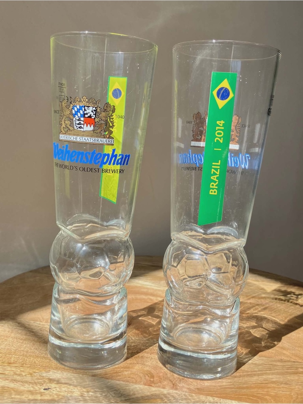 Weihenstephen | 0,5L Glass Beer Pilsner Football World Cup Brazil 2014 Glass